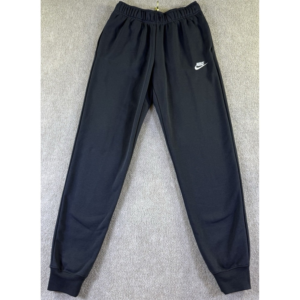 Nike Sportswear Club Black Fleece Womens Mid-Rise Joggers NWT NO DRAWSTRING